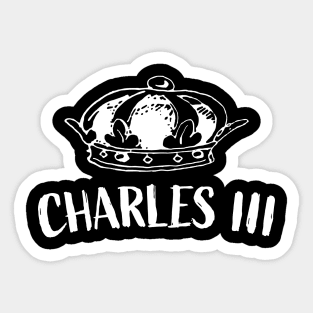 Charles III || White Version Sticker